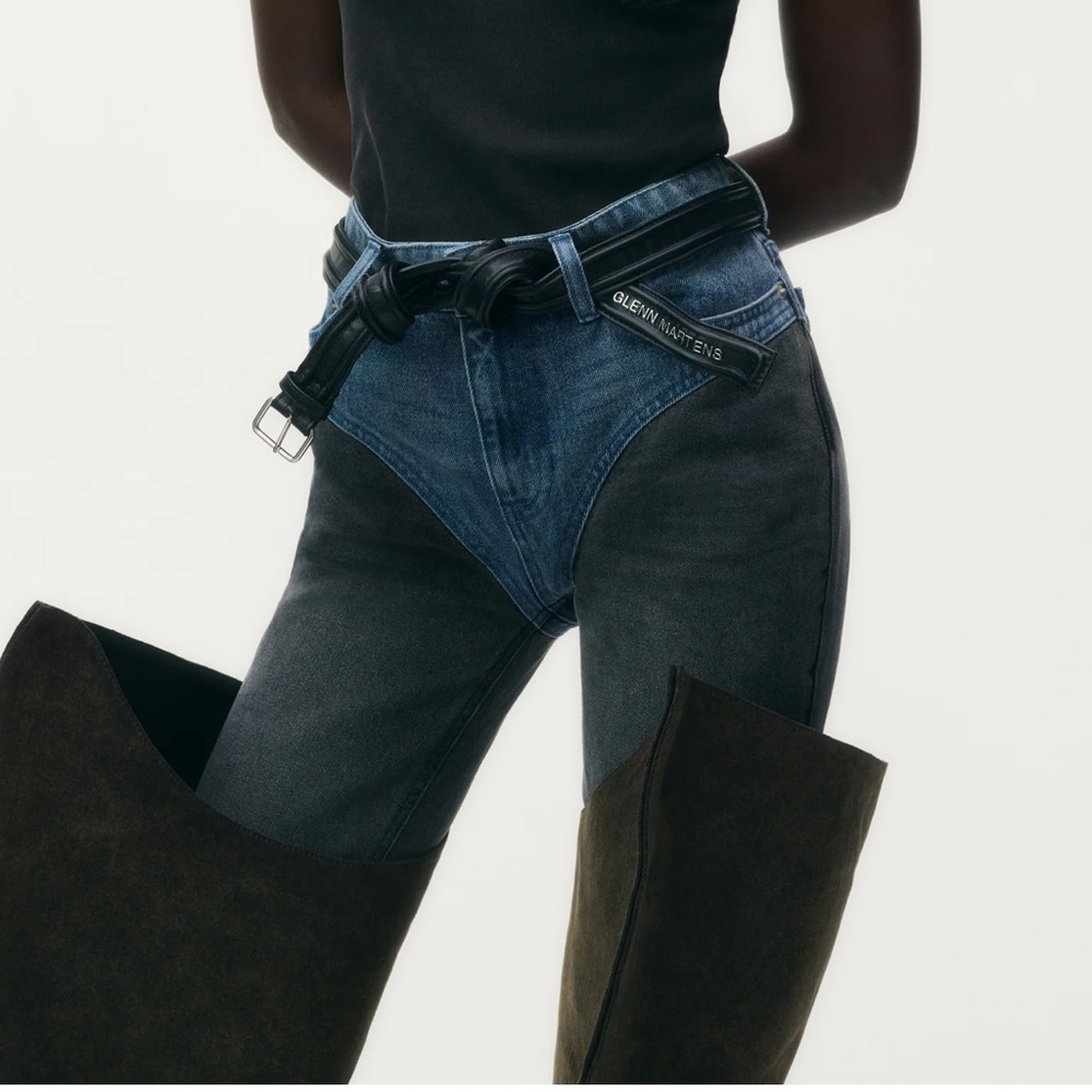 GLENN MARTENS H&M BONING-DETAIL BELT - Picture 4 of 4